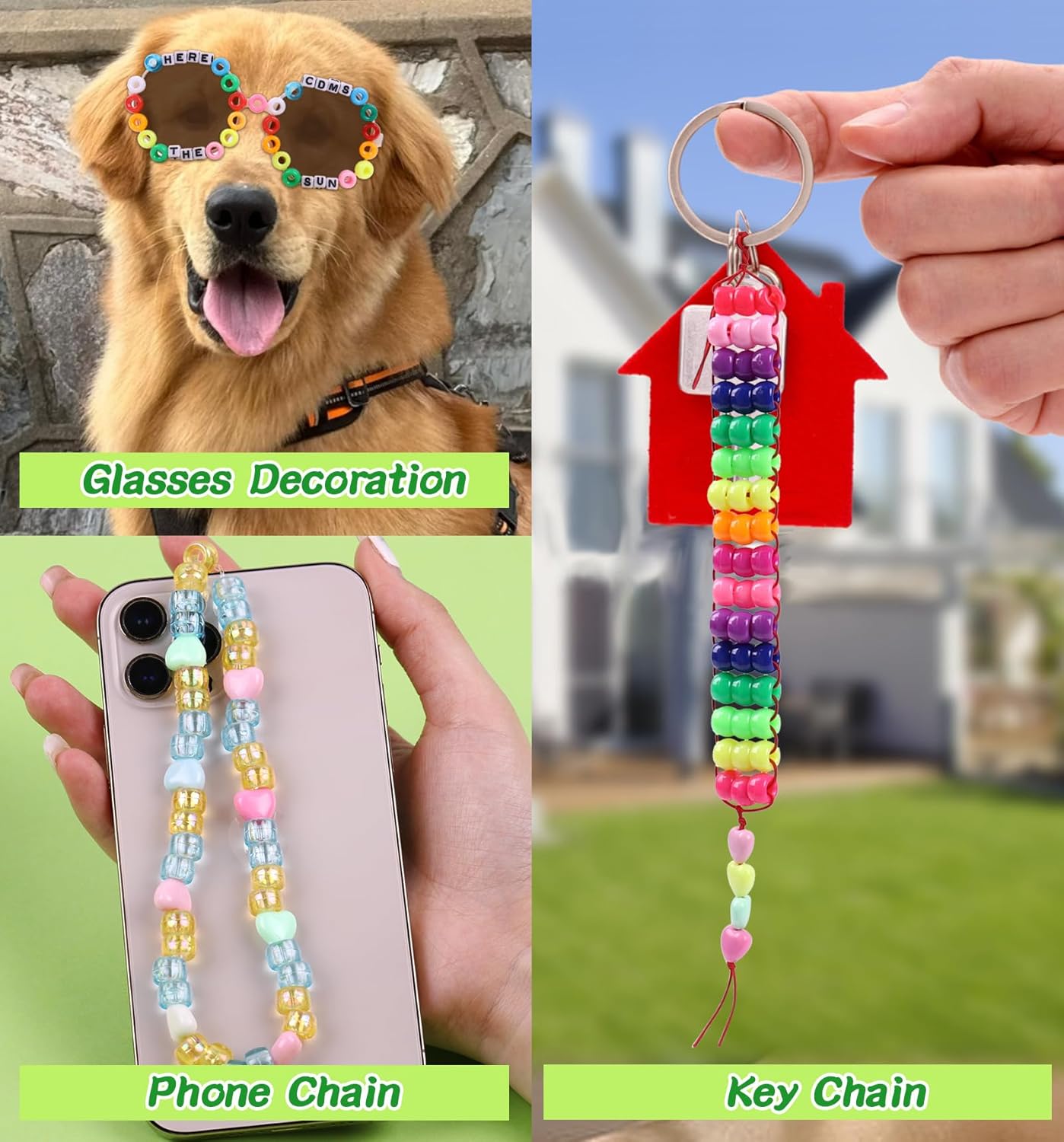 3000Pcs 56 Colors Pony Beads for Bracelet Making Kit, Rainbow Kandi Beads Friendship Bracelet Kit with 910pcs A-Z Letter Bead, DIY Jewelry Making Craft for Adults - Image 5