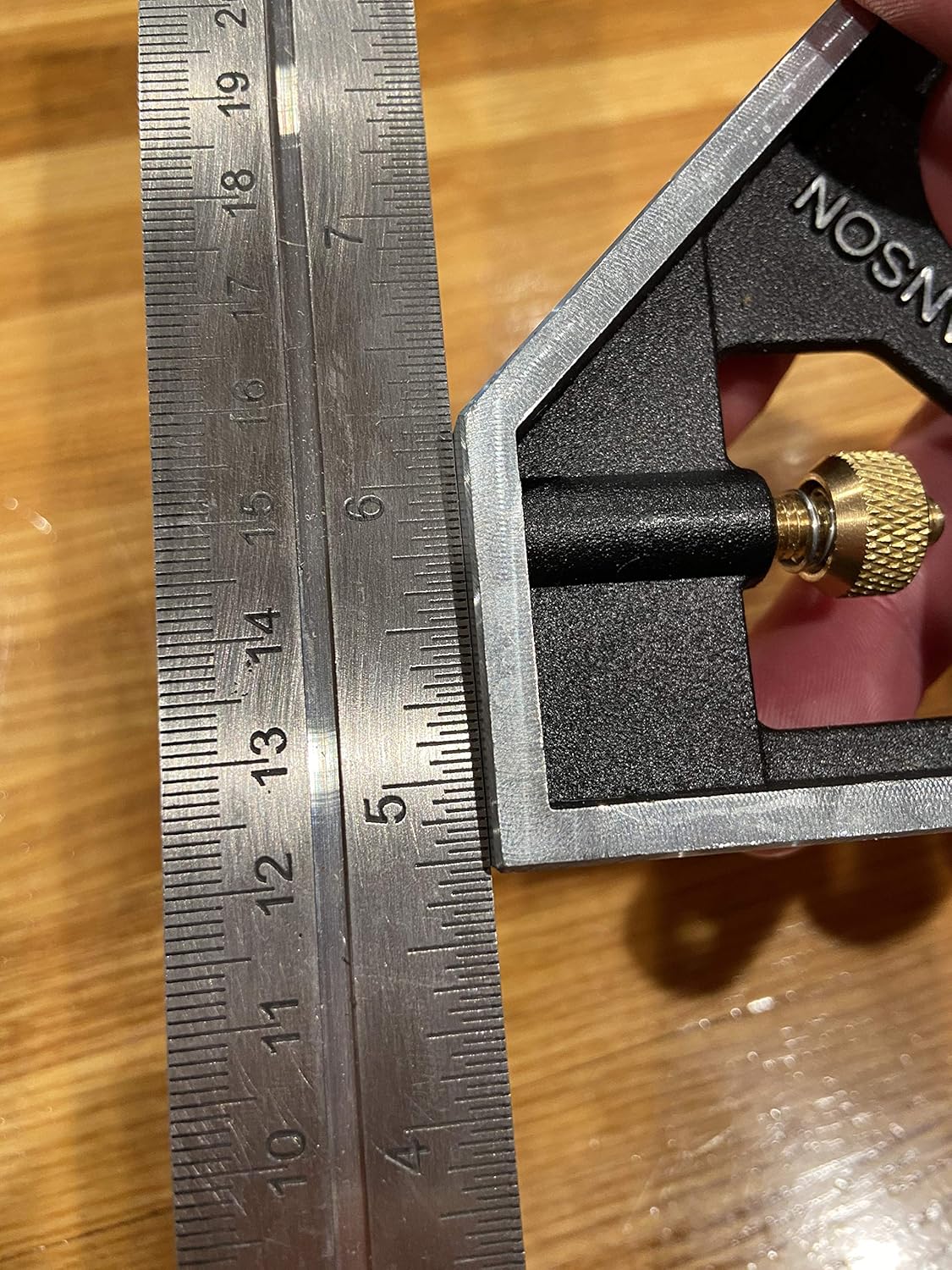 Swanson Tool Co TC132 12-Inch Combo Square with Cast Zinc Body, Stainless Steel Ruler and Brass Bolt - Image 8